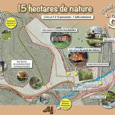 Gite Nature Le Moulin Vitrac-sur-Montane Buitenkant foto